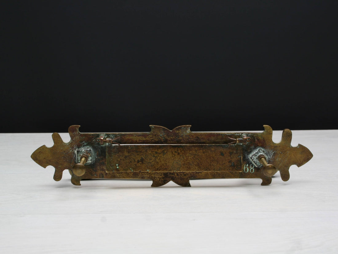 French Antique  Door Mail Slot | French Country Style-Brass Door Pull