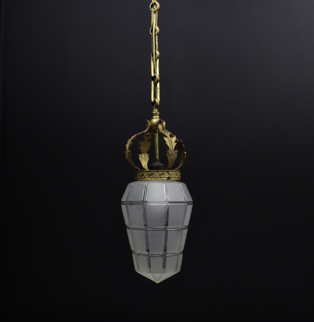 Antique Brass Pendant Light  | Lighting Fixture for Modern or Vintage Home Decor