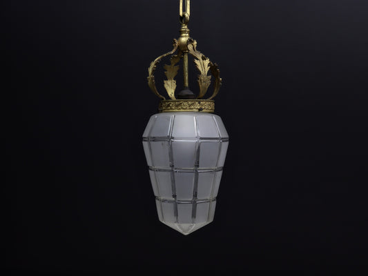 Antique Brass Pendant Light  | Lighting Fixture for Modern or Vintage Home Decor