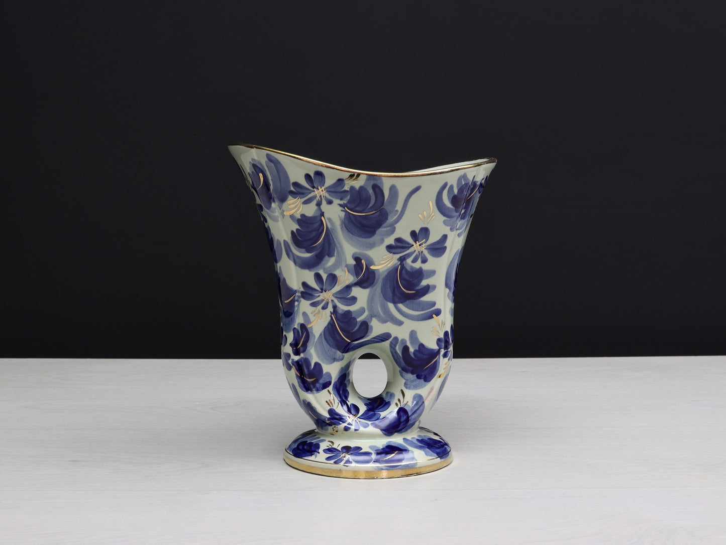 Unique Flower Vase | H.BEQUET QUAREGNON | Vintage Vase