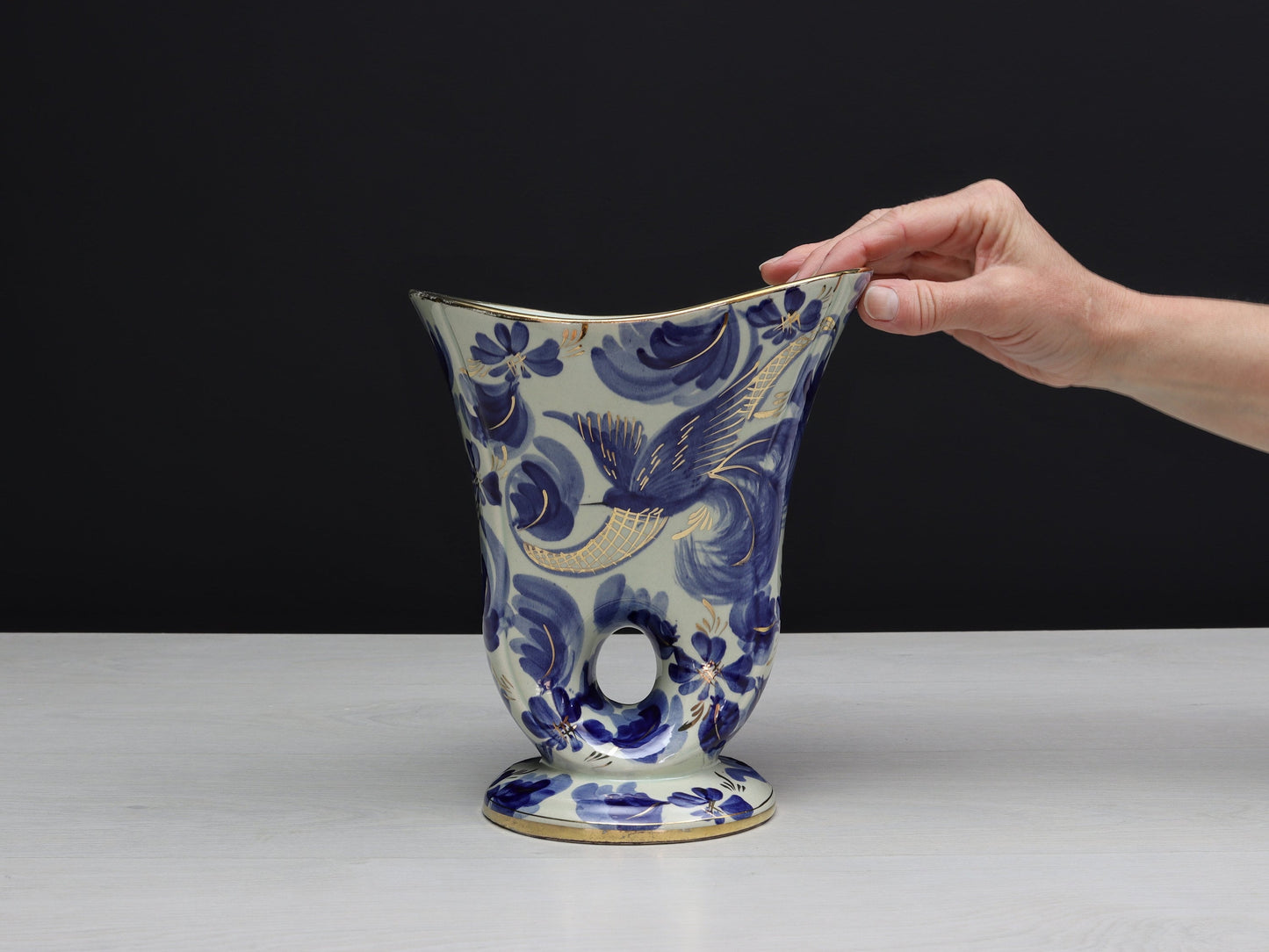 Unique Flower Vase | H.BEQUET QUAREGNON | Vintage Vase