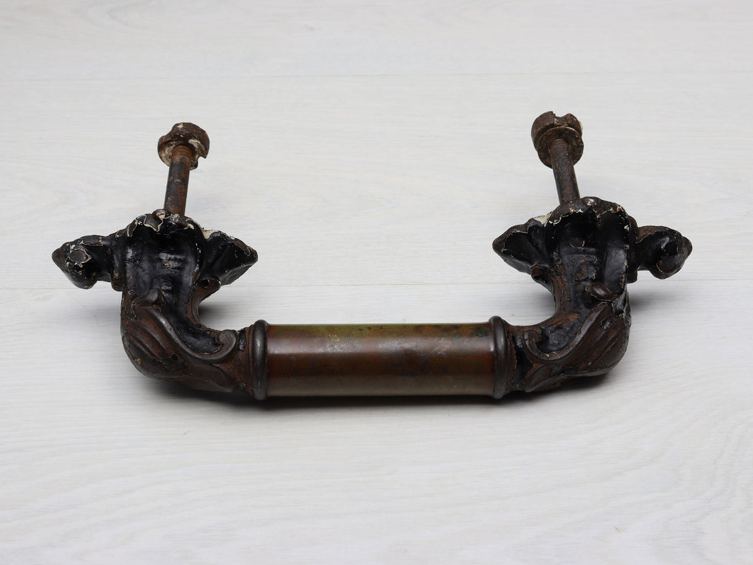 French Antique Door Pull | French Country Style-Rustic Door Hardware | Vintage Decor
