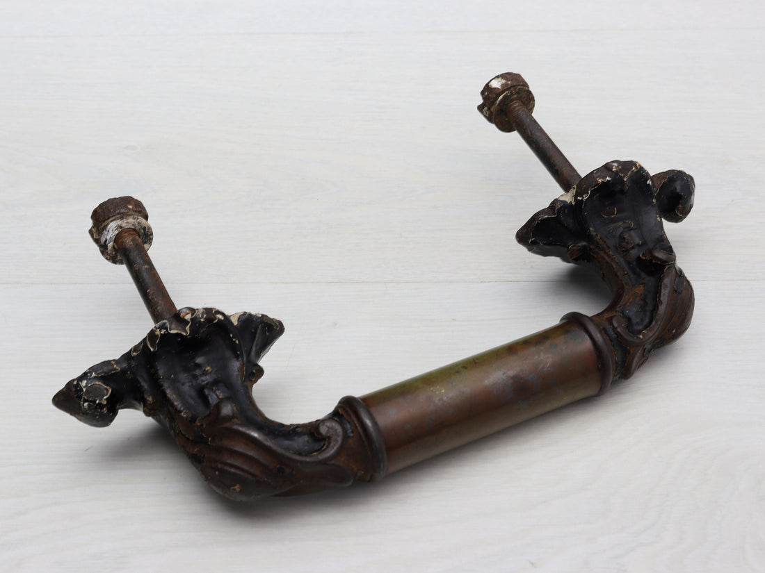 French Antique Door Pull | French Country Style-Rustic Door Hardware | Vintage Decor