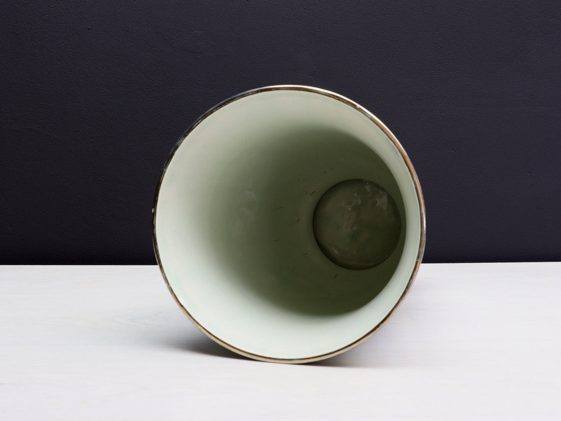 Stunning Ceramic Flower Vase | Vintage Vase- Belgium H.BEQUET QUAREGNON