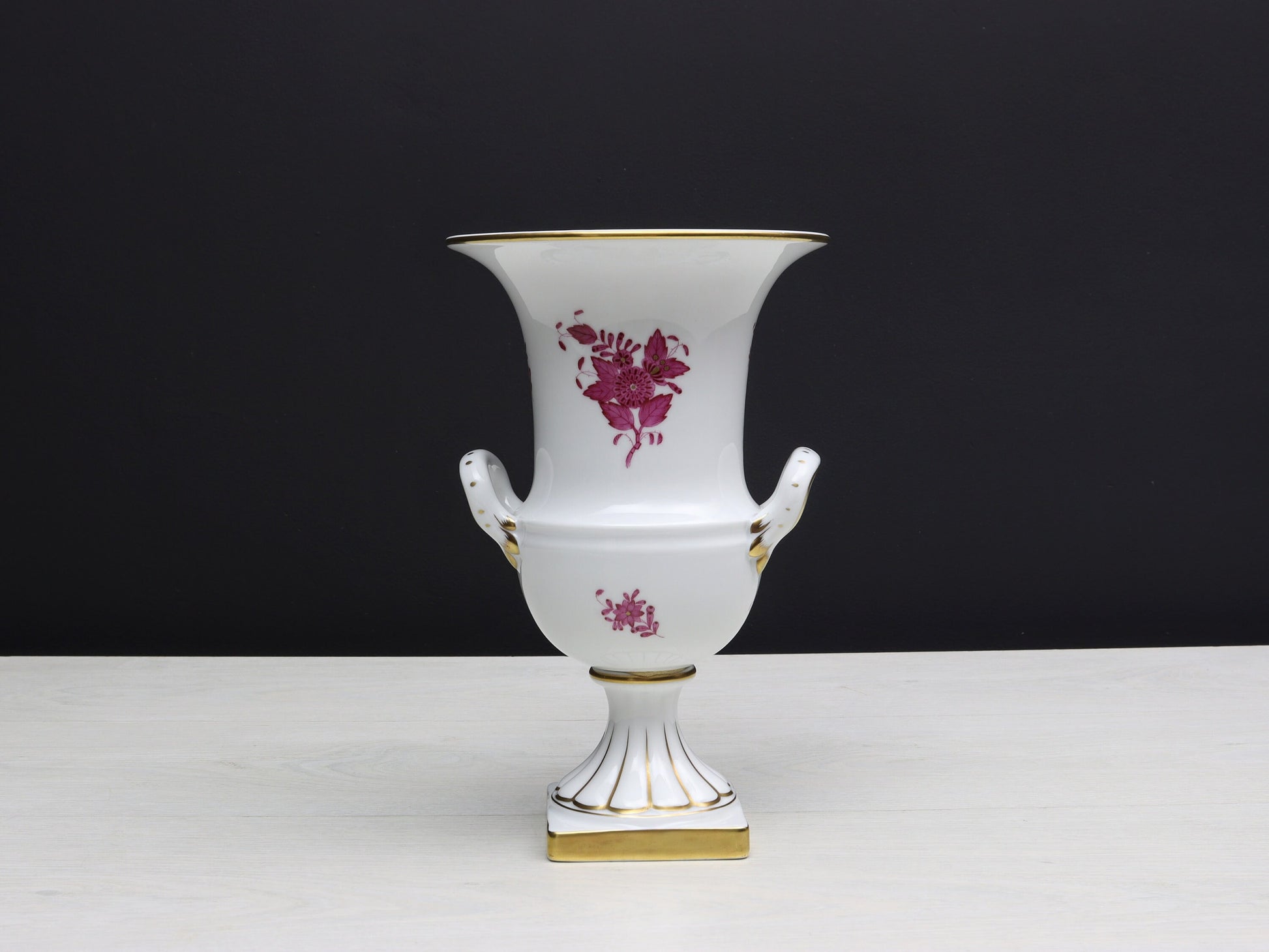 Beautiful Herend hand-painted porcelain vase