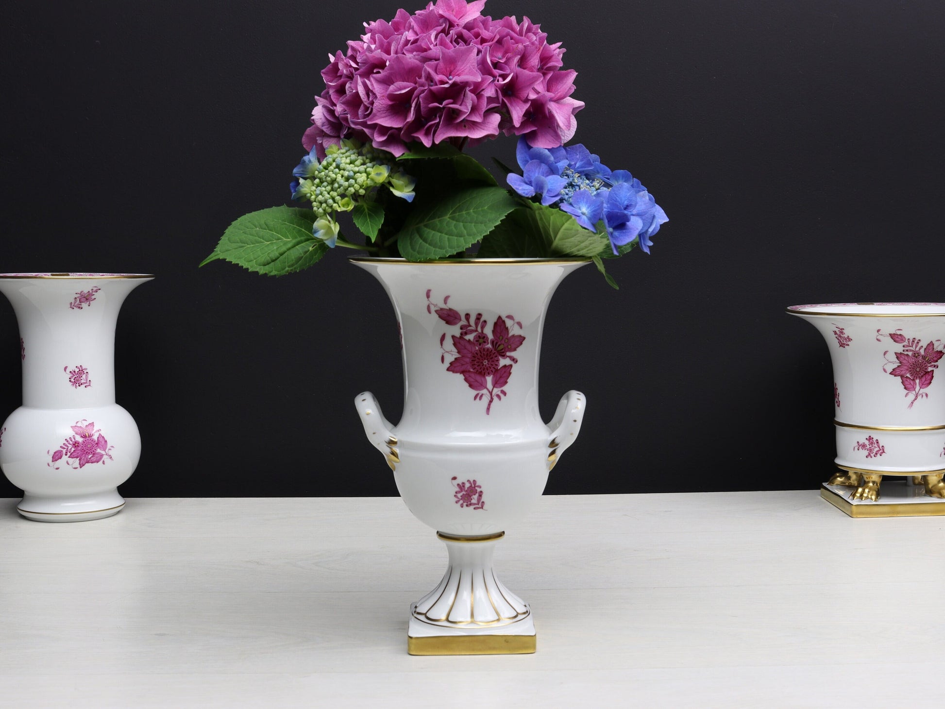 Beautiful Herend hand-painted porcelain vase