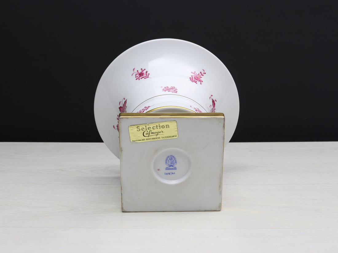 Gorgeous Herend hand-painted porcelain vase