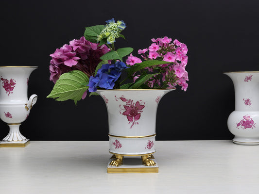 Gorgeous Herend hand-painted porcelain vase