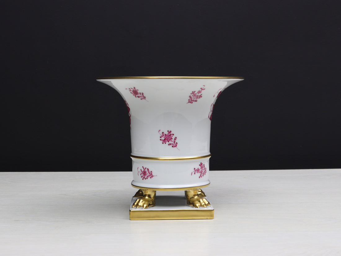 Gorgeous Herend hand-painted porcelain vase