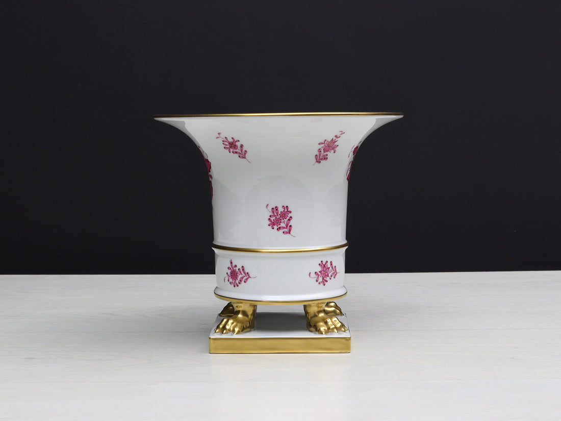 Gorgeous Herend hand-painted porcelain vase