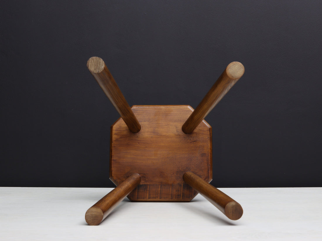 Farmhouse Decor Wooden Milking Stool-Wood Step Stool-Plant Stand | Entryway Decor