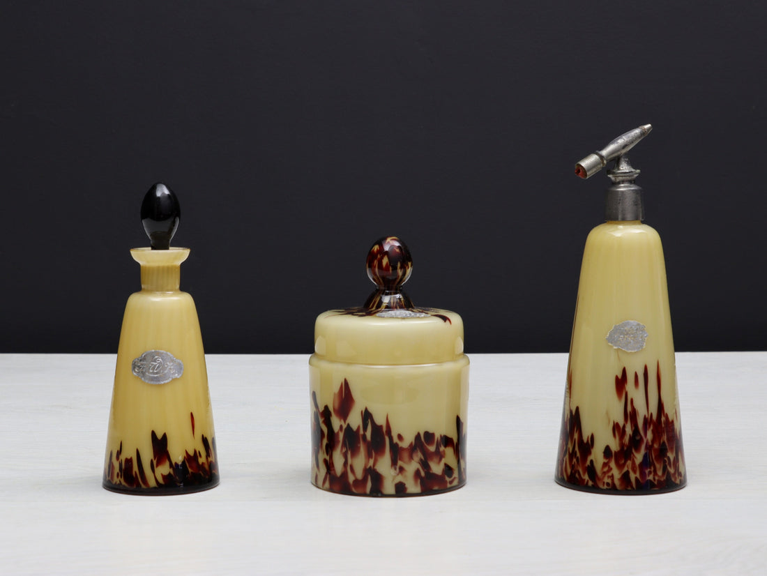 Elegant Vanity Set -Bathroom Decor | Unique Gift Idea-Perfume Bottles & Jewelry Storage