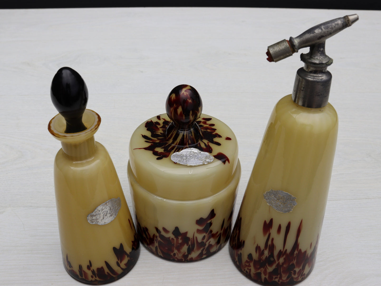 Elegant Vanity Set -Bathroom Decor | Unique Gift Idea-Perfume Bottles & Jewelry Storage