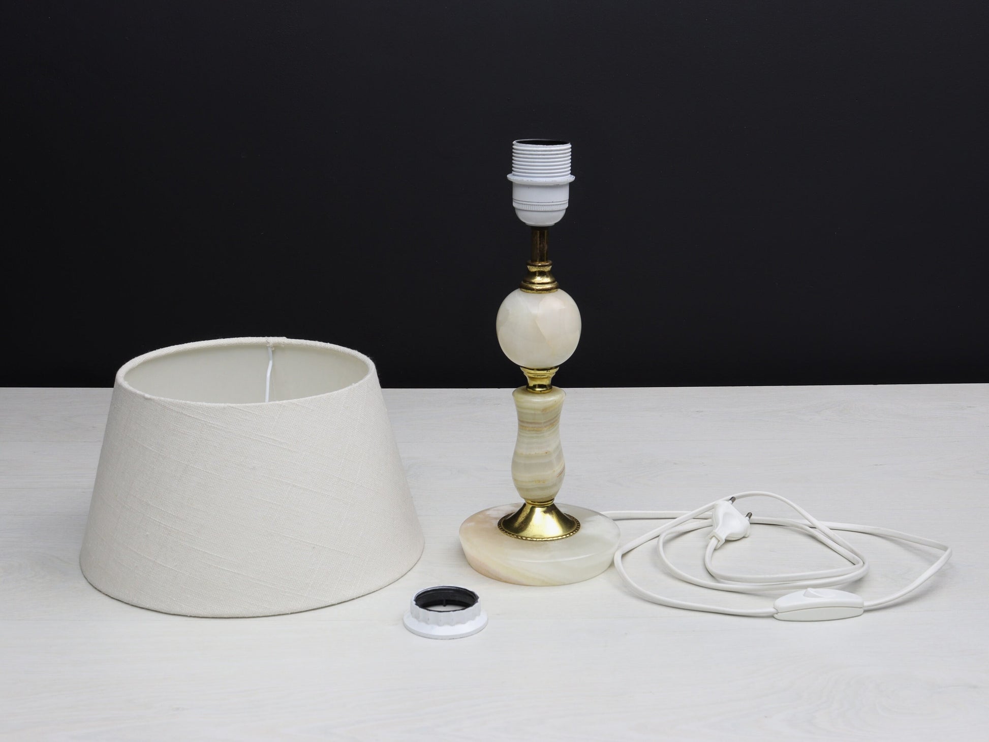 Elegant Vintage Lamp from Belgium: Ideal Bedside or Accent Lighting for Any Home Decor Style