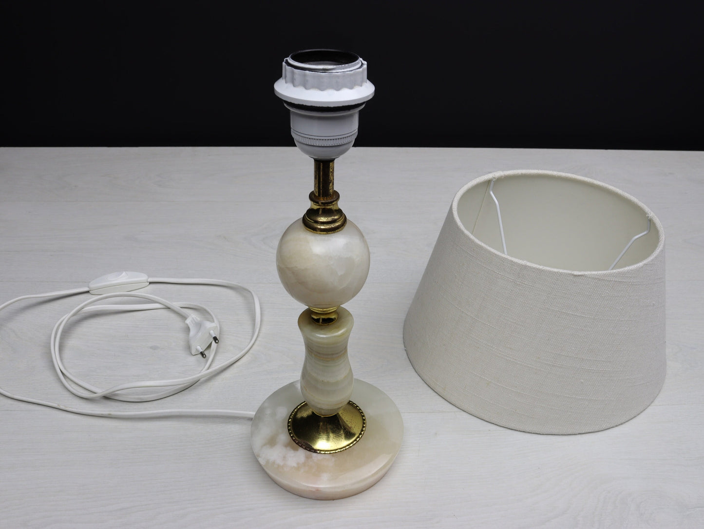 Elegant Vintage Lamp from Belgium: Ideal Bedside or Accent Lighting for Any Home Decor Style