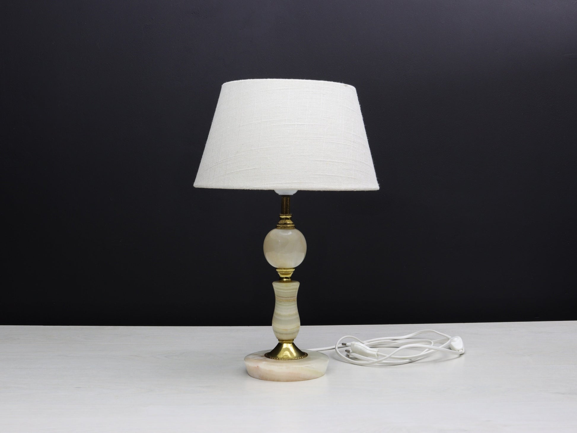 Elegant Vintage Lamp from Belgium: Ideal Bedside or Accent Lighting for Any Home Decor Style