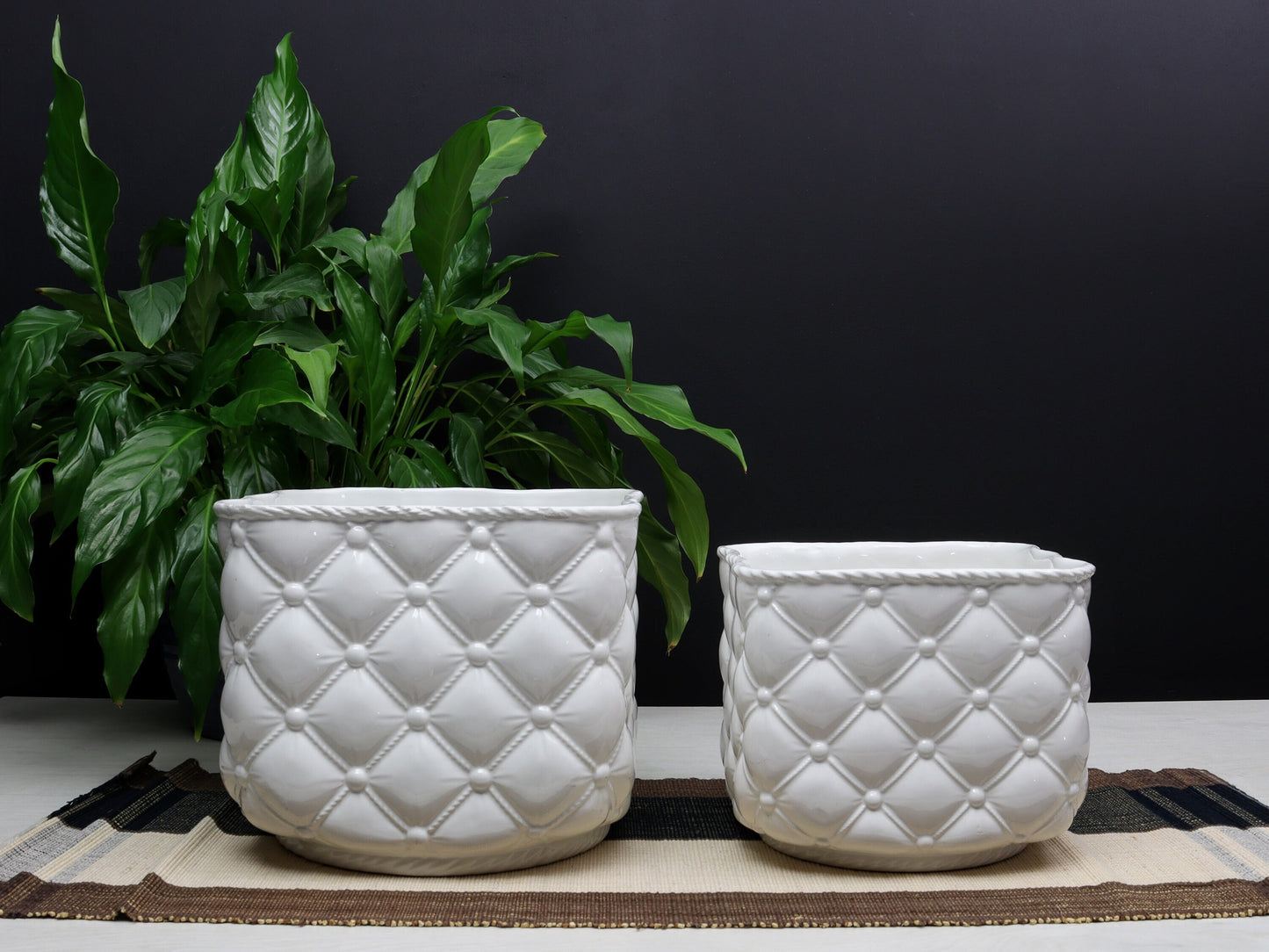 Vintage Ceramic Plant Pots | Indoor Plant Pots-Vintage Home Decor