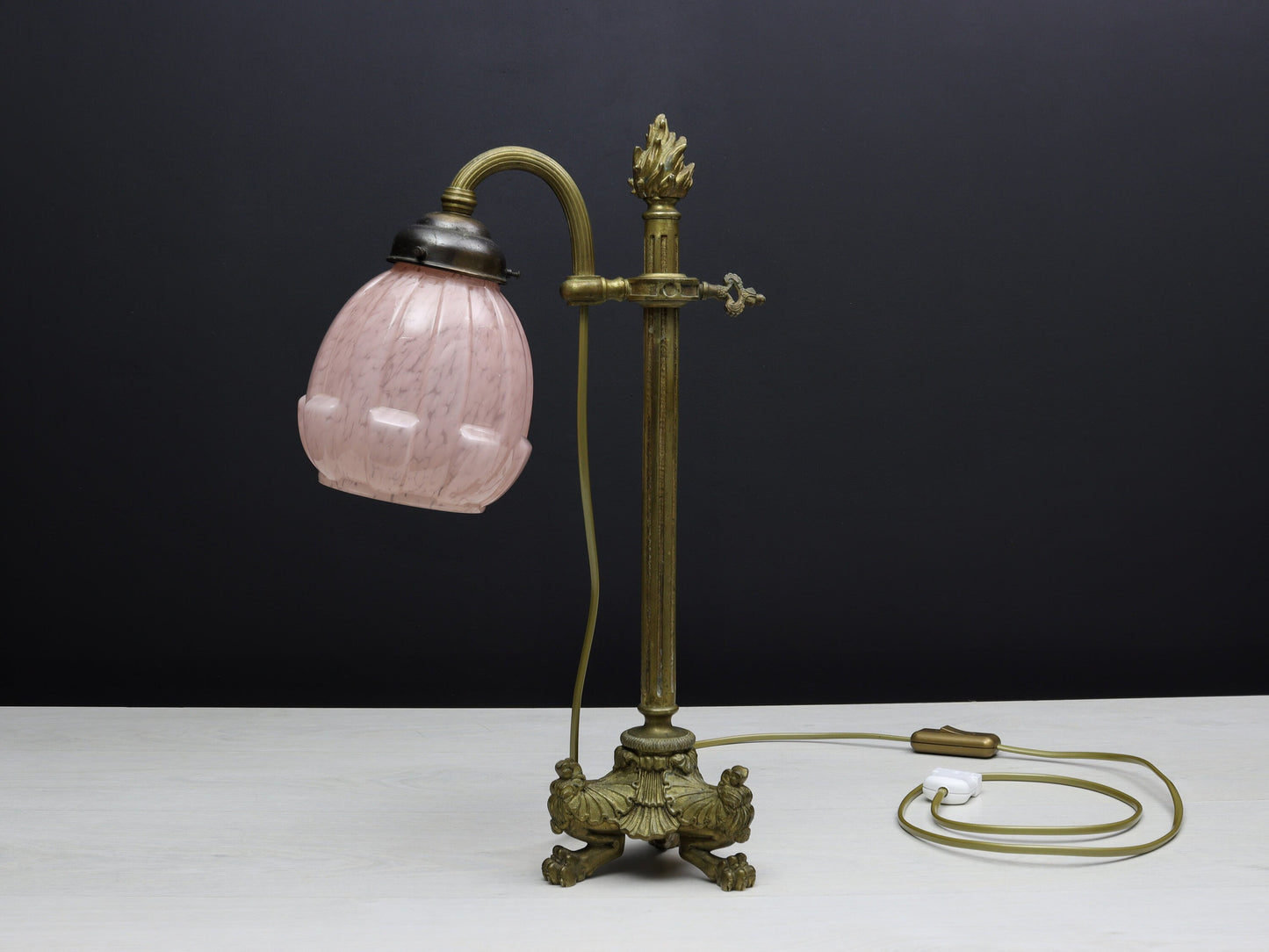 Art Deco Lamp -Unique Table Lamp-Bedside Lamp | Antique Lighting -Vintage Home Decor