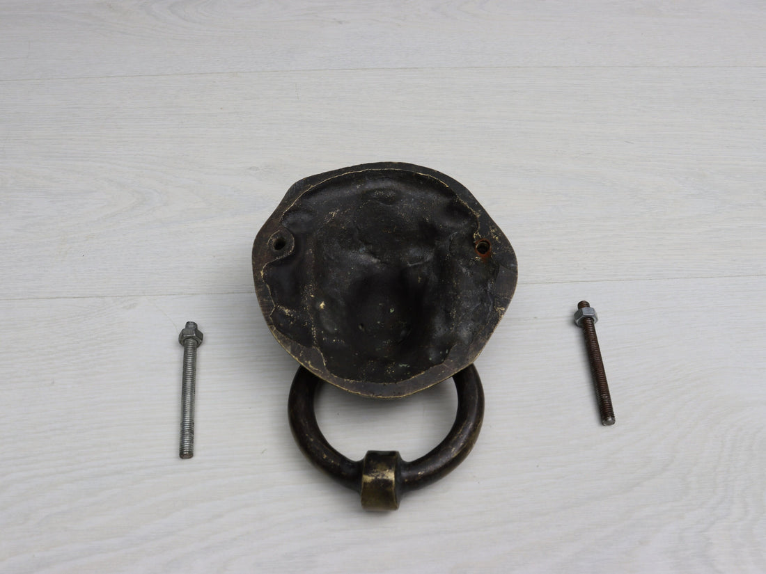 Vintage Brass Lion Door Knocker, Entry Door Hardware | Antique Door Knocker| Unique Gift Ideas