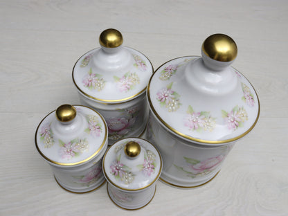 French Decor Limoges Kitchen Canister Set | Unique Gift Ideas for Kitchen Decor or Bathroom Decor