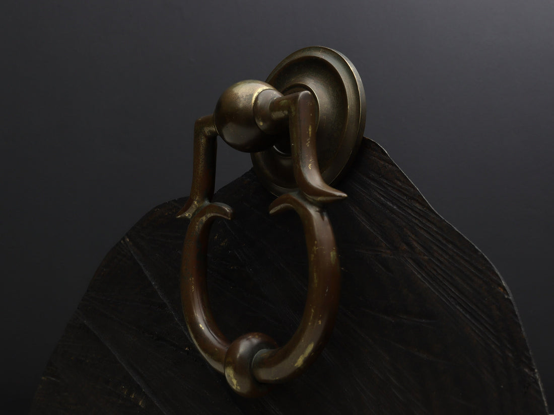 Lovely Antique Brass Door Knocker | Front Door Knocker/Antique Door Pull