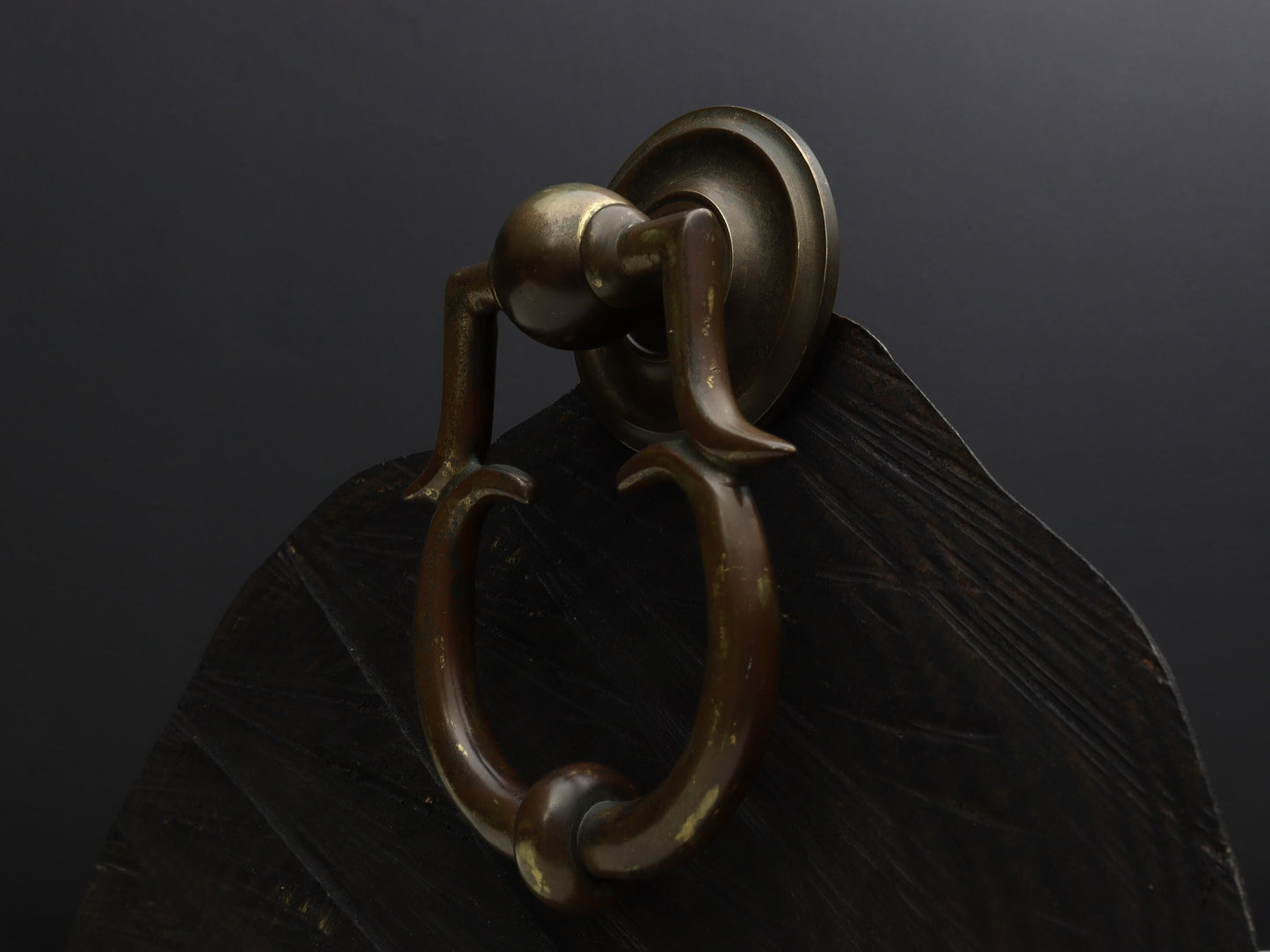 Lovely Antique Brass Door Knocker | Front Door Knocker/Antique Door Pull