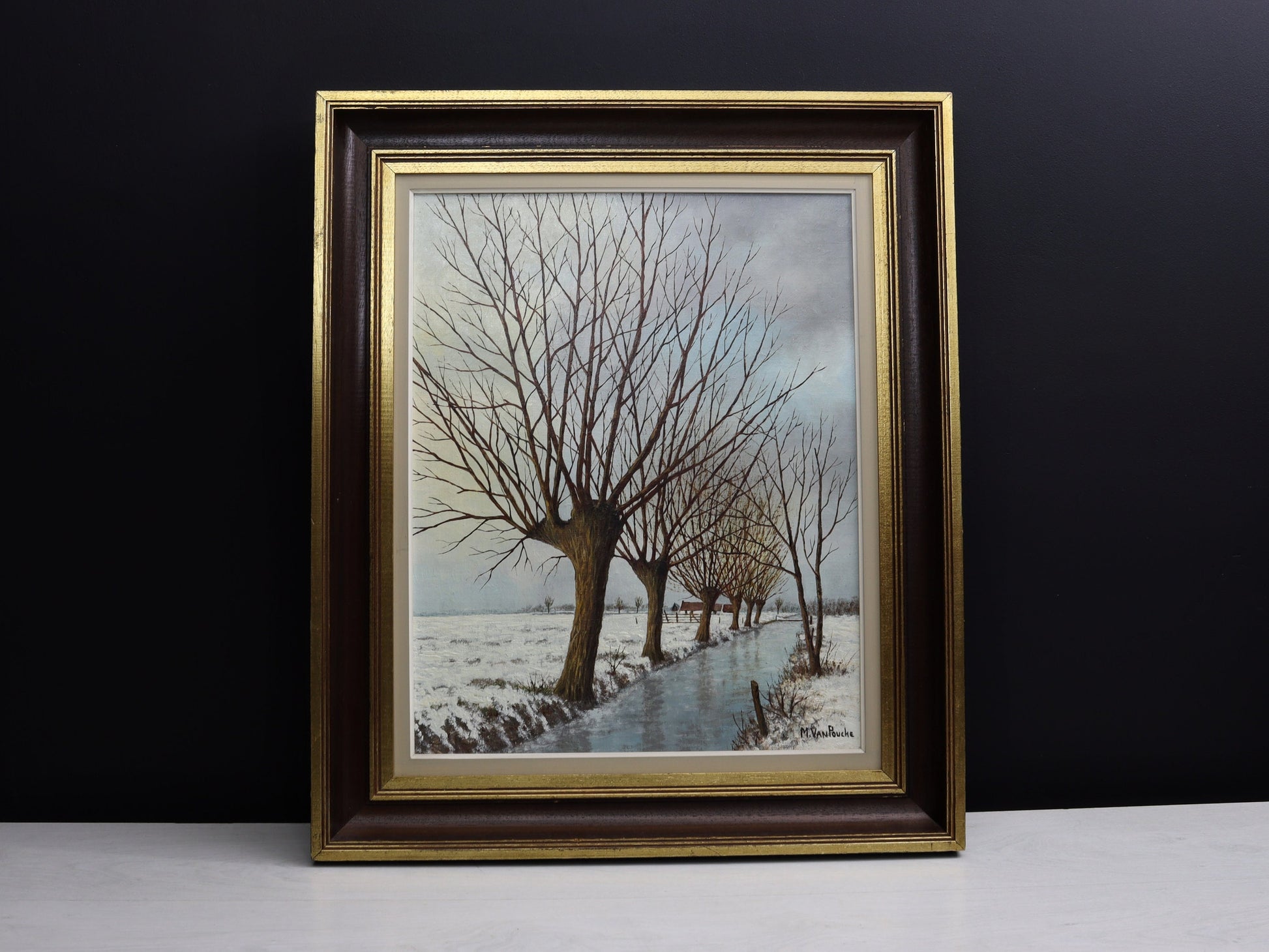 Belgium Nature Painting-Wall Decor | Countryside Painting | Landscape Painting | Vintage Home Decor