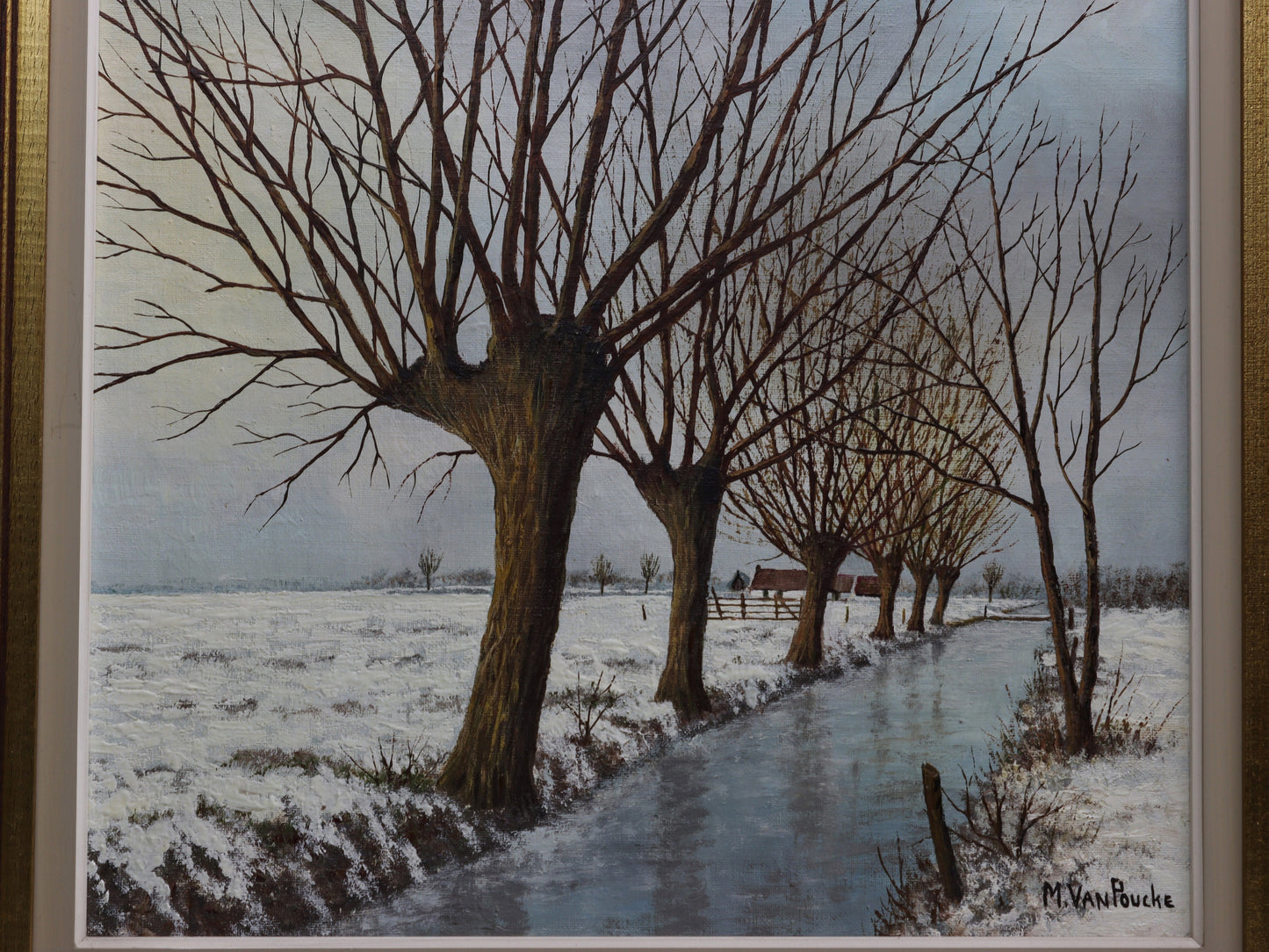 Belgium Nature Painting-Wall Decor | Countryside Painting | Landscape Painting | Vintage Home Decor