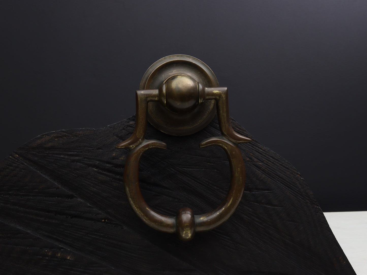 Lovely Antique Brass Door Knocker | Front Door Knocker/Antique Door Pull