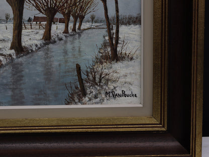 Belgium Nature Painting-Wall Decor | Countryside Painting | Landscape Painting | Vintage Home Decor