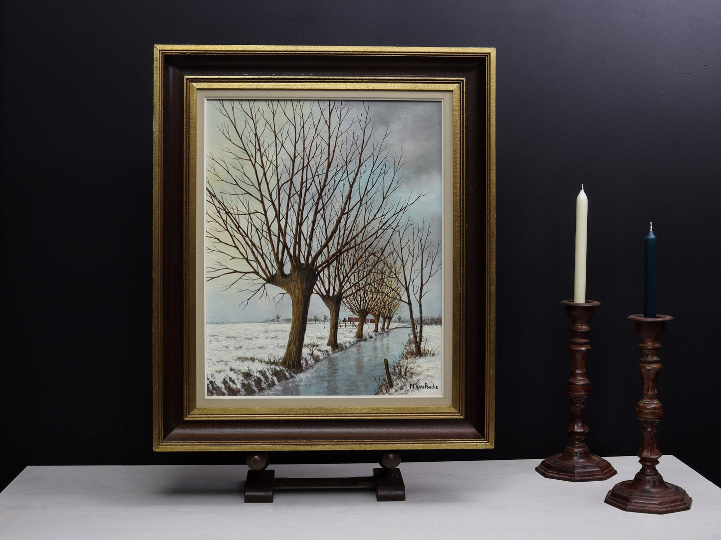 Belgium Nature Painting-Wall Decor | Countryside Painting | Landscape Painting | Vintage Home Decor