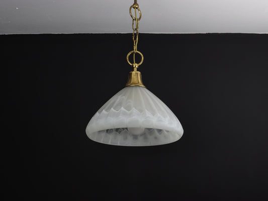 Brass Pendant Hanging Light | Entryway Lighting Fixture | Vintage Home Decor